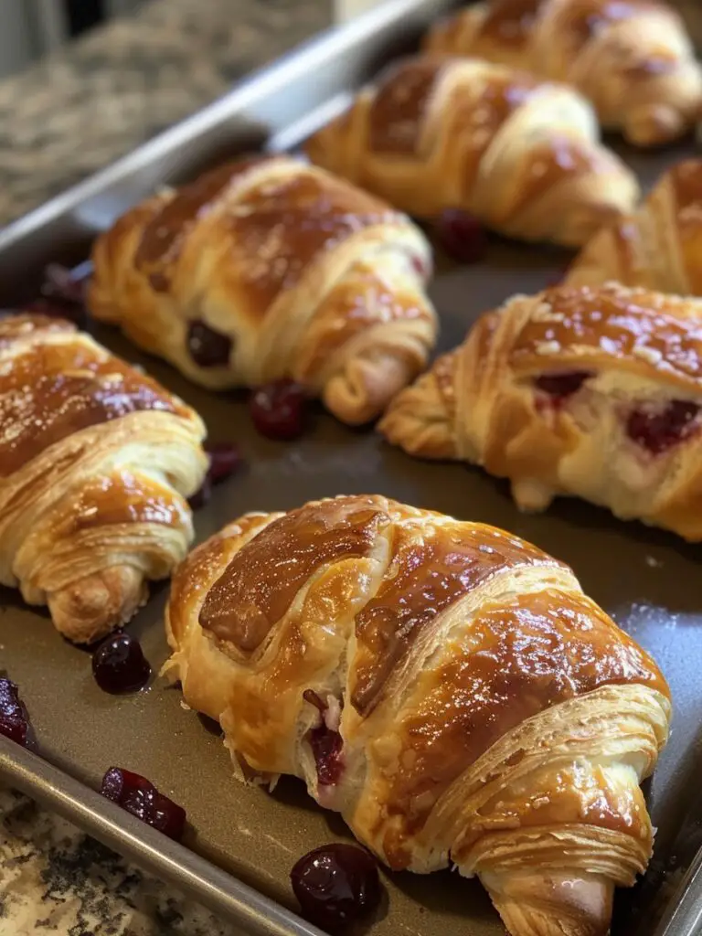 Cherry Filled Crescent Rolls