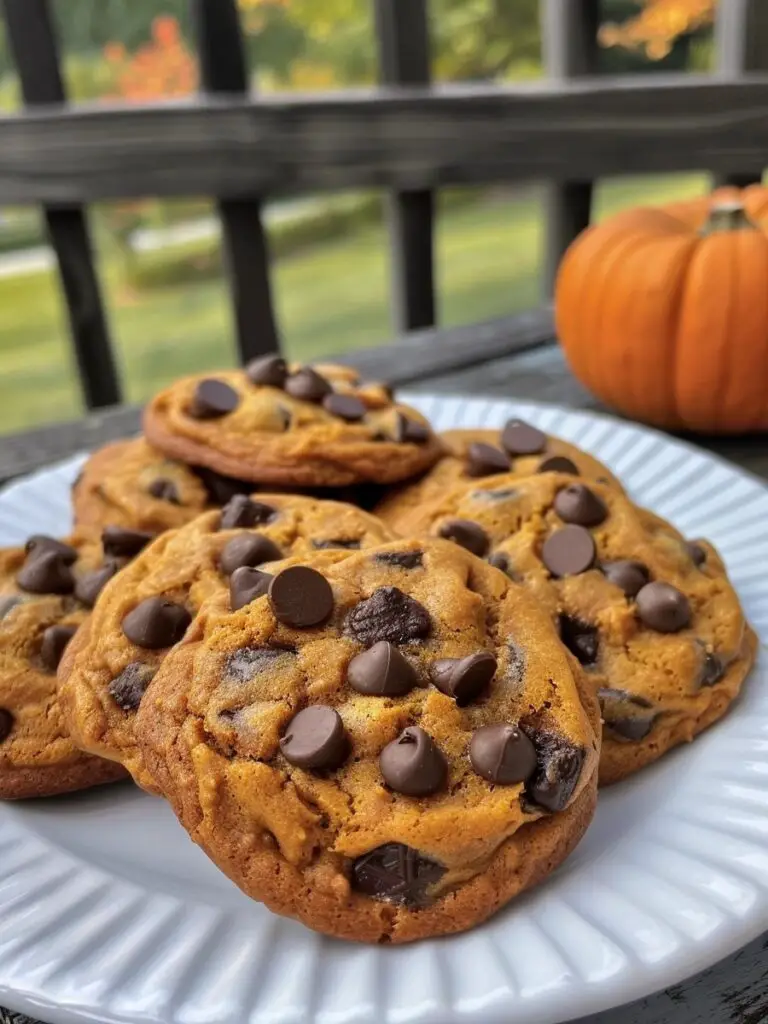 Pumpkin Chocolate Chip Cookies