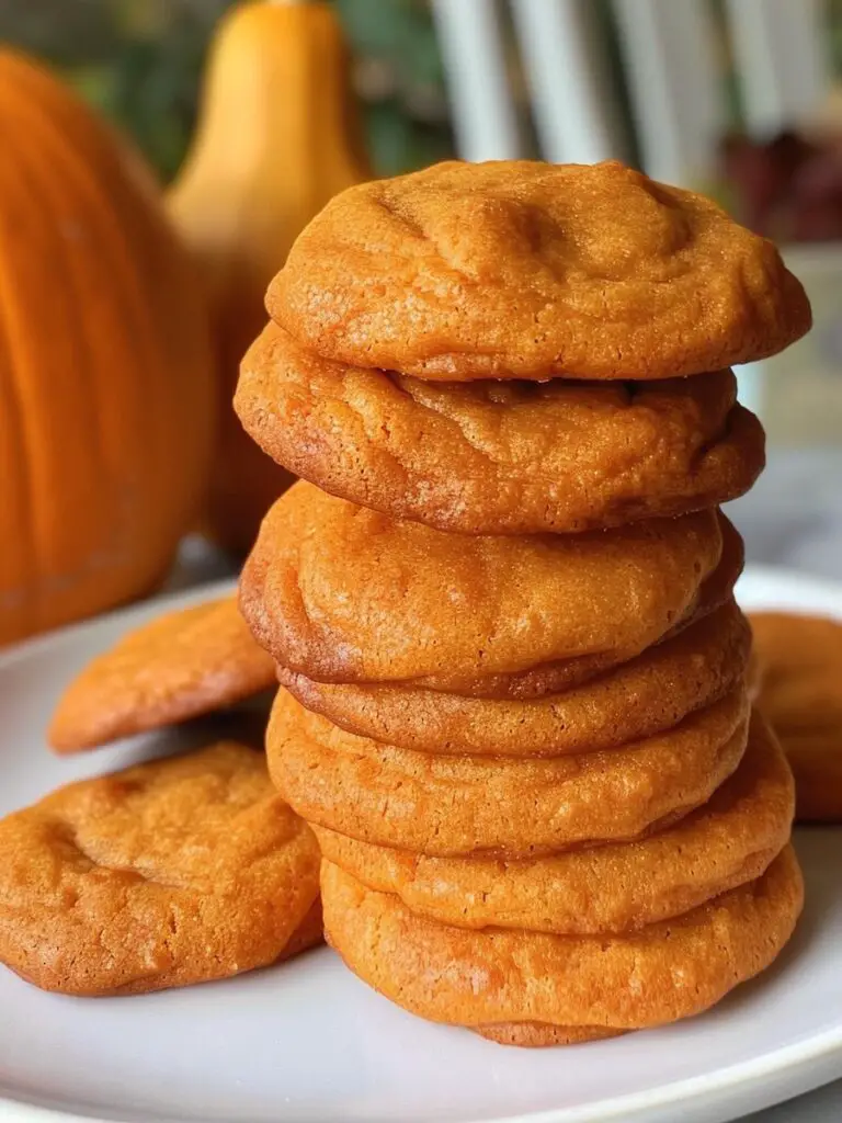 Soft and Chewy Pumpkin Cookies